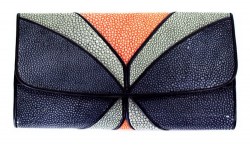 W238 SP Trifold wallet with button flap closure